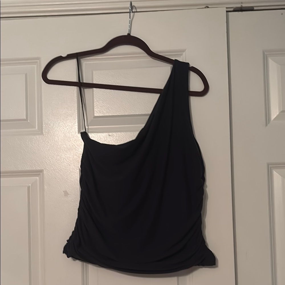 Abercrombie & Fitch One-Shoulder Tank Top